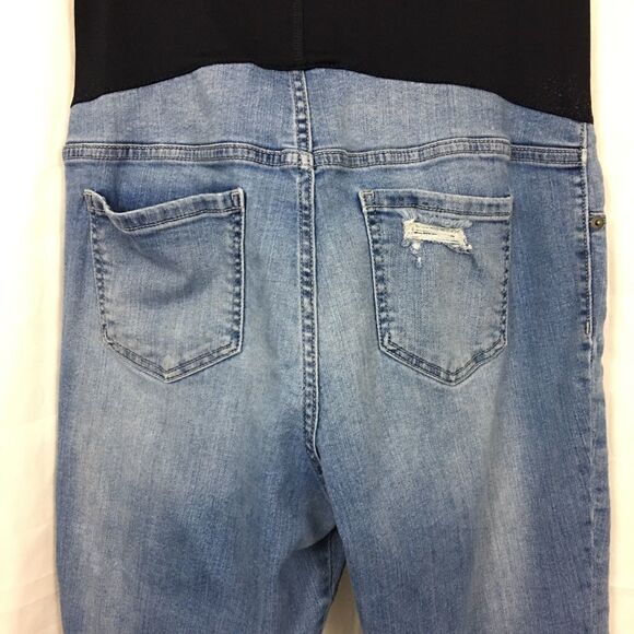 Liz Lange Distressed Maternity Jean Jeggings Size Medium - Picture 5 of 7